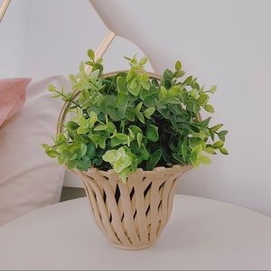 SOLD- Vintage Ceramic Basket